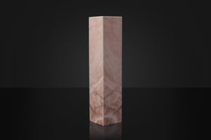 Pink Onyx Cubic Floor Lamp Set