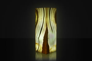 Green Onyx Cubic Table Lamp