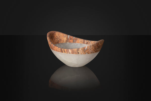 White Onyx Decorative Bowl