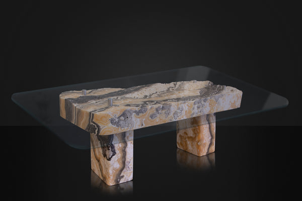 Rustic Onyx Dining Room Table